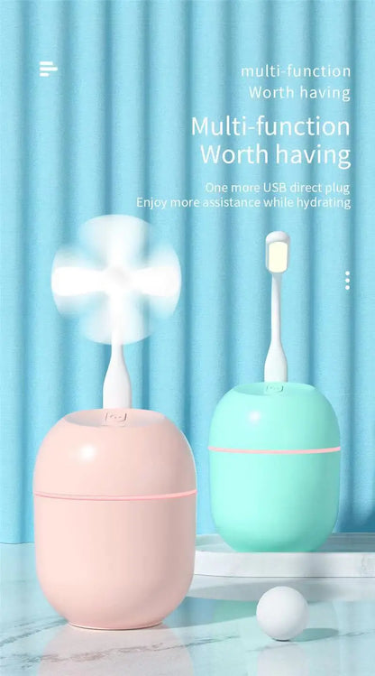 Portable Mini USB Humidifier for Desk and Travel