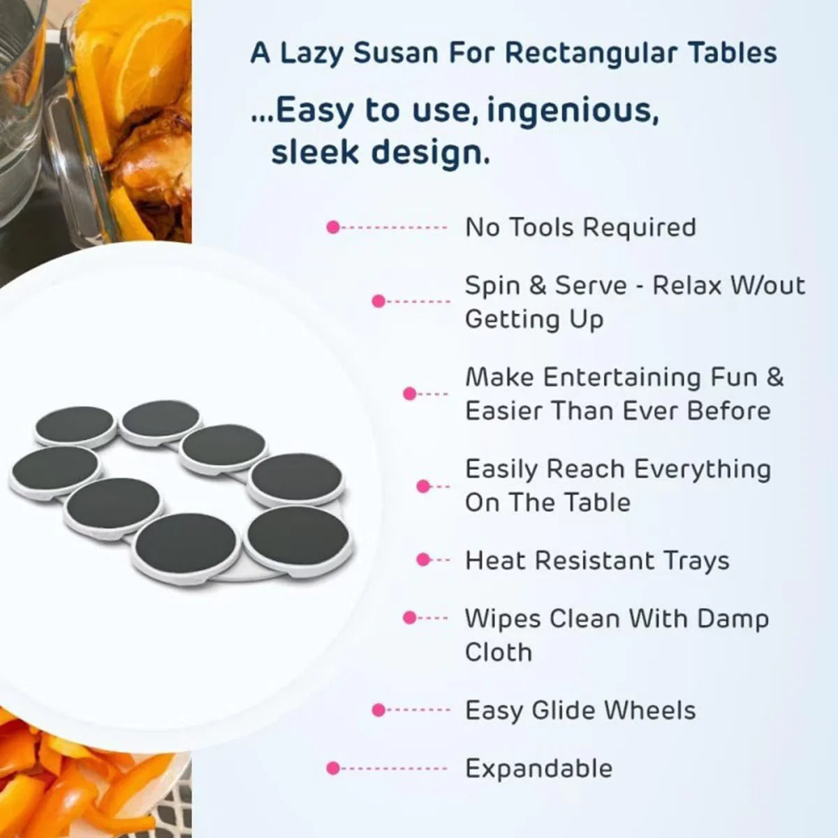 SwiftServe Rotating Tray