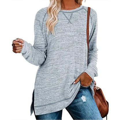 Solid Color Sweater for Women - Autumn/Winter Collection