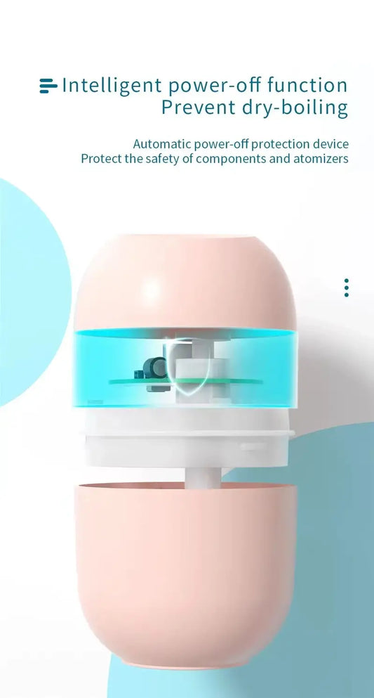 Portable Mini USB Humidifier for Desk and Travel
